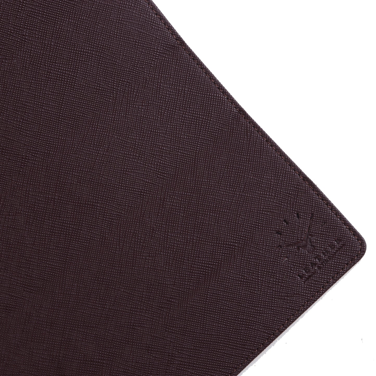 Burgundy Saffiano Hexagon Watch Roll - Three Watches